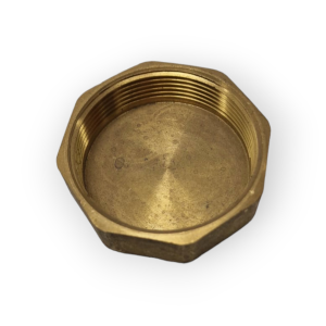 YELLOW BRASS FEMALE CAP CAP Ø 2" THREADED FITTING