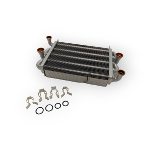 ÉCHANGEUR BITHERMIQUE FERROLI 37405340 39837660 CHAUDIÈRE DOMIPROJECT F24 D