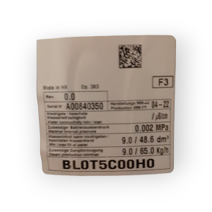 CAREL CILINDRO SERBATOIO VAPORE BL0T5C00H0 SAUNA BAGNO TURCO UMIDIFICATORE