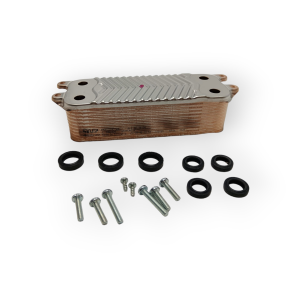 INTERCAMBIADOR SANITARIO 20 PLACAS COMPATIBLE CON SAUNIER DUVAL 0020186157 CALDERA THEMA CONDENS 30 A