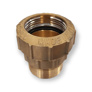 RACCORDO OTTONE TERMINALE TUBO POLIETILENE Ø 2" X 63 MASCHIO 