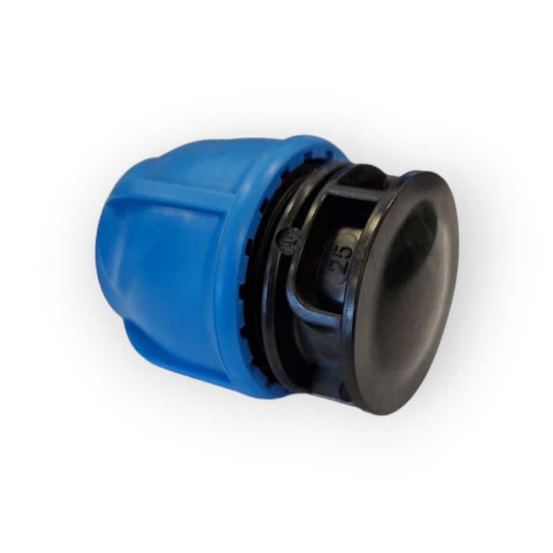 BOUCHON TERMINAL À COMPRESSION POLYÉTHYLÈNE Ø 20