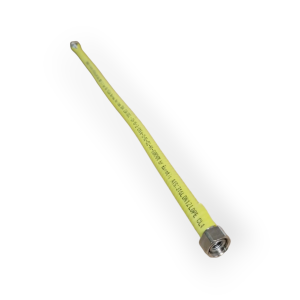 MANGUERA FLEXIBLE DE ACERO INOXIDABLE PARA CONEXIÓN DE ESTUFAS DE GAS CON TUERCA 1/2 CM 100 EUROTIS