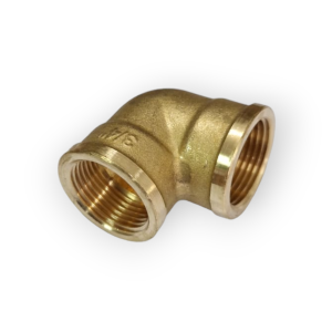 BRASS FEMALE ELBOW Ø 1 "ELBOW 90 ° THREADED FITTING