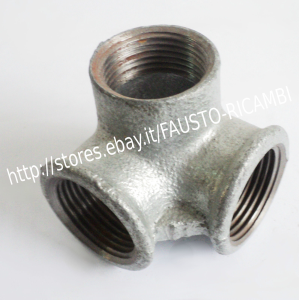 ELBOW 3 THREE WAY FEMALE CAST IRON GALVANIZED THREAD JUNCTION 1/2 3/4 1 "11/4 1" 1/2 2 "