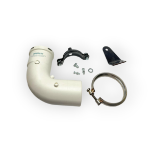 IMMERGAS CURVA 90° MF Ø 60 MM FERRARI PPH CALDAIA CONDENSAZIONE 1036129 CON STAFFA