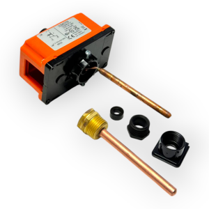 IMIT TERMOSTATO SICUREZZA IMMERSIONE LSC1 90/110 °C RIARMO MANUALE 543010 GUAINA 1/2