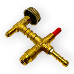 ROBINET AVEC VANNE THERMOCOUPLE ET SUPPORT DE TUYAU POUR POÊLES CUISINIÈRE BARBECUE