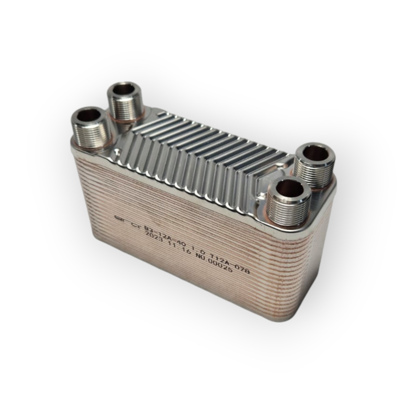 GELOTETER WÄRMETAUSCHER 40 PLATTEN 3/4 154X40 FÜR BIOMASSE-THERMOKAMIN