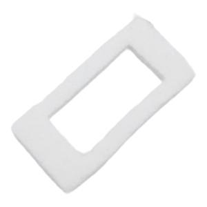HANSA Guarnizione Per Porta Stufa In Ceramica – Corda 8 Mm X 2,5 M, Resistente A 850°C
