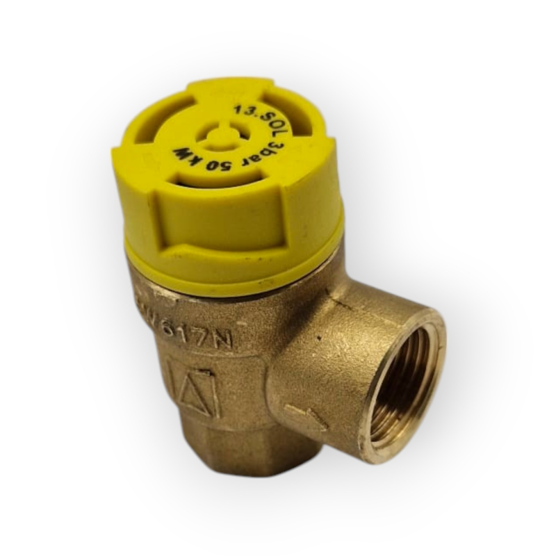 SOUPAPE DE SÉCURITÉ HONEYWELL SM180 3 BAR Ø 1/2 FEMELLE SYSTÈME SOLAIRE