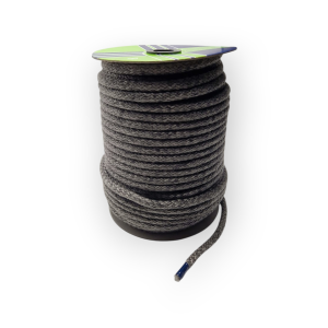 GUARNIZIONE TRECCIA CORDA ISOLANTE ARTICA NERA Ø 10 MM PER PORTA STUFE PELLET LEGNA