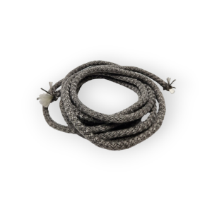 GUARNIZIONE TRECCIA CORDA ISOLANTE ARTICA NERA Ø 16 MM PER PORTA STUFE PELLET LEGNA