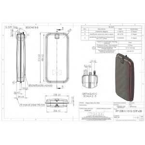CIMM RP 238 LT 10 VASO DI ESPANSIONE ATTACCO G 3/8"X28 PER CALDAIA  