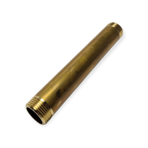 BARILOTTO OTTONE CM 20 Ø 1"  PROLUNGA MASCHIO TUBO FILETTATO RACCORDO
