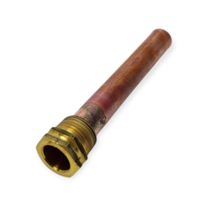 POZZETTO GUAINA OTTONE RAME PORTA SONDA Ø 1/2 CM 10 PER 3 SONDE TRIPLO