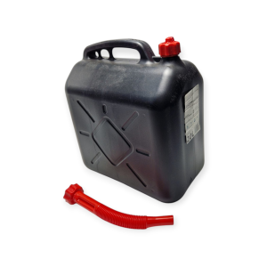 TANICA 20 LT LITRI PER BENZINA CARBURANTE CON TUBO FLESSIBILE