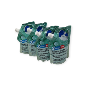 4 RICARICHE 250G PER POMPA DOSATRICE LIQUIDO ANTICORROSIVO ANTINCROSTANTE