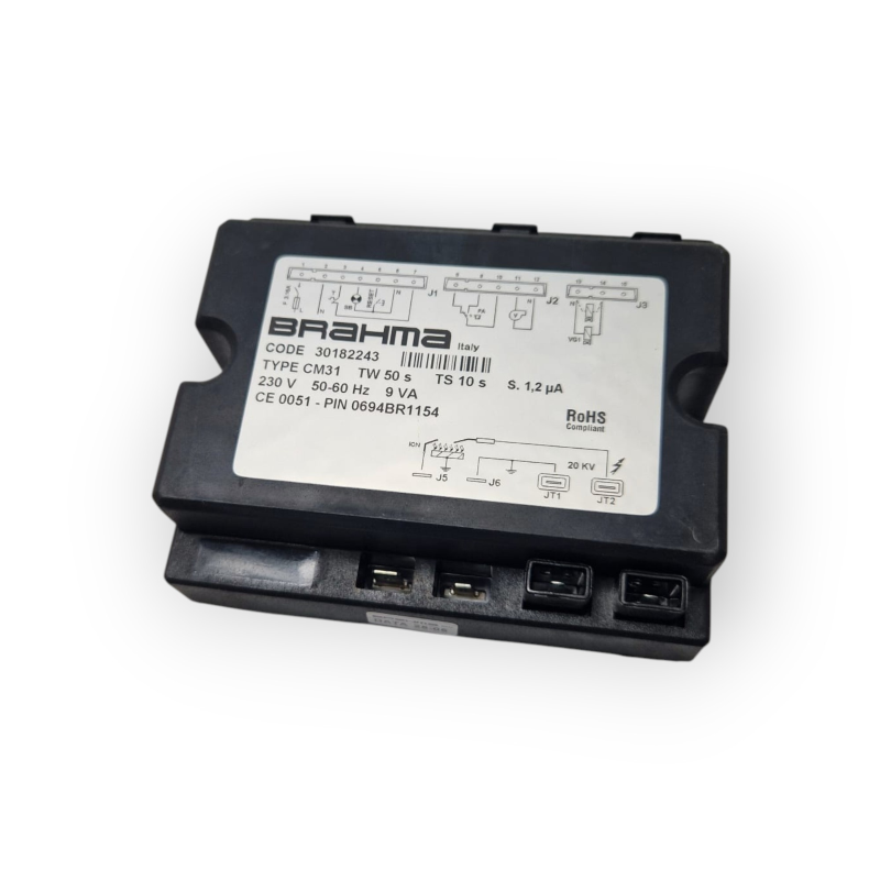 BRAHMA 30182243 QUADRO SCHEDA ACCENSIONE CM31 TW50 TS10 230V PER CALDAIA