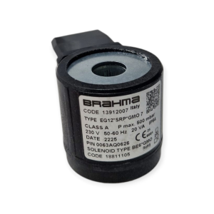 BOBINE BRAHMA 18811105 BE6*GMO 230V REMPLACEMENT POUR ÉLECTROVANNE 13912007 EG12*SRP*GMO 7