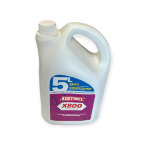 SENTINEL X800 PULITORE ULTRA IMPIANTI TERMICI TANICA 5 LT RIMOZIONE CALCARE RUGGINE