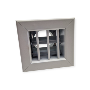 BOCCHETTA DI MANDATA ARIA REGOLABILE 117X97 CON PLENUM ATTACCO Ø 57 MM 