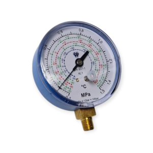 MANOMETRO Ø 80 BASSA PRESSIONE 1/8 NPT -1/35 GAS R22 R407 R404 R134 CONDIZIONAMENTO