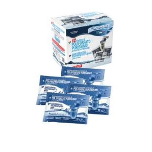 EUROACQUE POLVRIBU 12 BUSTINE MONODOSE DI POLIFOSFATO PURISSIMO PER DOSATORI ANTICALCARE