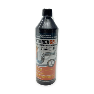 STUREX GEL DISOTTURANTE SCARICHI 1L CON CANDEGGINA AZIONE RAPIDA PER BAGNO CUCINA VENDITA SOLO AL BANCO