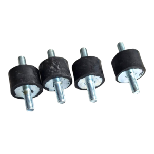 TECNOSYSTEMI KIT 4 ANTIVIBRANTI A MURO 140 KG IN GOMMA PER STAFFE CONDIZIONATORE 