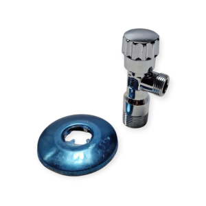 RUBINETTO CASSETTA A SQUADRO CROMATO Ø 1/2 X 3/8 