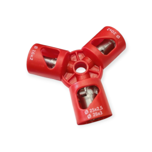 ALESATORE CALIBRATORE TUBO MULTISTRATO TRIPLO Ø 16X2 20X2 25X2,5 26X3 SBAVATORE
