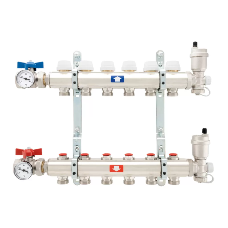 ITAP 910C COLLETTORE PREMONTATO CON DETENTORI 7 VIE Ø 1"X3/4 