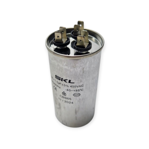 SKL CAP402UN CONDENSATORE DOPPIO 35+1.5 MF 450V Ø50X100MM FAN+HERM PER CONDIZIONATORE