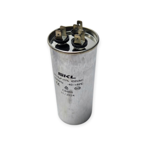CONDENSATORE DOPPIO 50+6 MF 450V Ø50X120MM VENTILATORE + COMPRESSORE PER CONDIZIONATORE