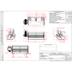 TRIAL TSH18B6-010 VENTILATORE TFA653-S2- 230V50/60HZ STUFA A PELLET