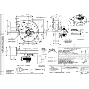 VENTILATEUR TRIAL CAF15Y-112BSC COMPATIBLE W913213032 POUR POÊLE À GRANULÉS