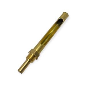 POZZETTO IN OTTONE 1/2" PER TERMOMETRO A BULBO IN VETRO RANGE -10°C / +120°C