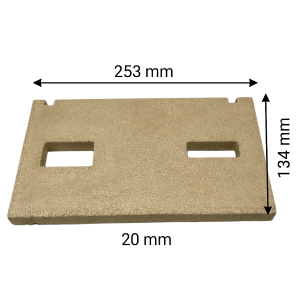 COLA PANNELLO DEVIATORE SUPERIORE VERMICULITE 3980013070 599002100 STUFA PELLET