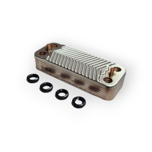 UNICAL 95000683 SCAMBIATORE SANITARIO 14 PAISTRE DI RICAMBIO PER CALDAIA