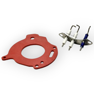 KIT D’ÉLECTRODES D’ALLUMAGE ET DE DÉTECTION DE FLAMME AVEC JOINT COMPATIBLE POUR JUNKERS 87161163810 CHAUDIÈRE
