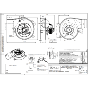 TRIAL CAF15Y-126LS VENTILATORE COMPATIBLE PL21CE0390 W931210390 PER STUFA
