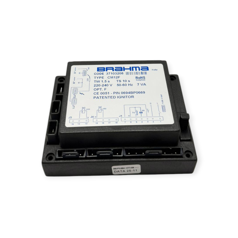 BRAHMA 37103208 CM12F QUADRO ELETTRICO CENTRALINA SCHEDA ACCENSIONE 220-240V 7VA