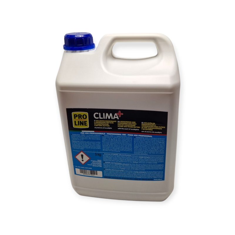 PROLINE CLIMA+ SOLUTION HYGIÉNISANTE ET DÉSODORISANTE 5 KG POUR CLIMATISATION

