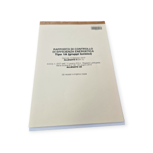 KIT MIT 50 ENERGIEEFFIZIENZ-KONTROLLBERICHTEN TYP 1A LOMBARDEI WÄRMEGRUPPEN

