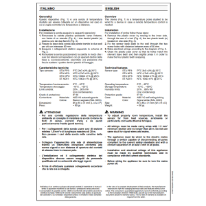 SEITRON SONDA AMBIENTE REMOTA PER FREETIME PLUS / RKP01M