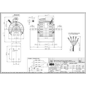 Motore elettrico RPM 11033606 230V 50Hz di ricambio per ventilazione/aspirazione impianti RPM