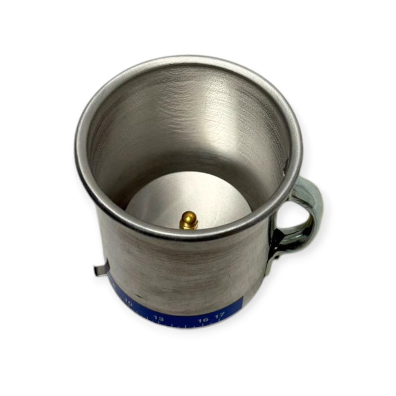 BICCHIERE MISURATORE PORTATA ACQUA MANUALE 0–17 L/MIN STRUMENTO DI MISURA FLUSSO 606096