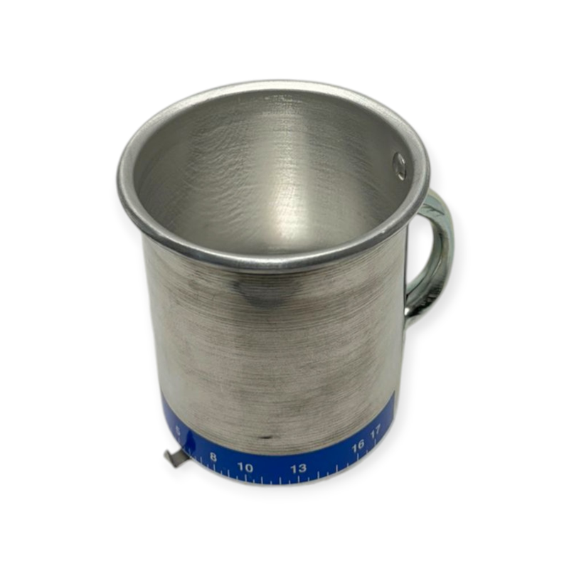 BICCHIERE MISURATORE PORTATA ACQUA MANUALE 0–17 L/MIN STRUMENTO DI MISURA FLUSSO 606096