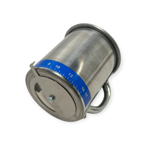 BICCHIERE MISURATORE PORTATA ACQUA MANUALE 0–17 L/MIN STRUMENTO DI MISURA FLUSSO 606096